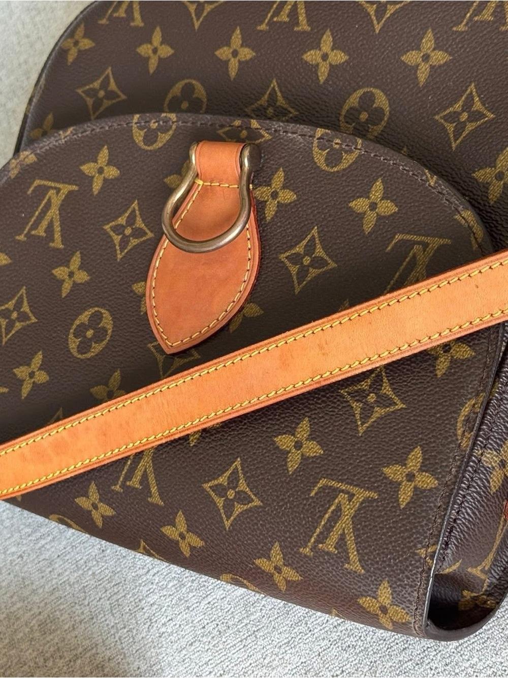 Louis Vuitton Monogram Canvas Saddle Crossbody with Vachetta Trim - Picture 9 of 16